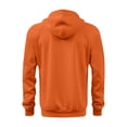 thumbnail image 5 of Men's Solid Color Cargo Hooded Jacket with Multiple Pockets, Raglan Long Sleeve, Breathable Nylon Spandex for Sports Training and Casual Outdoor Wear, 5 of 5