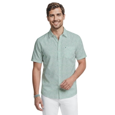 IZOD Chemise à manches courtes boutonnée Breeze