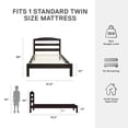 thumbnail image 3 of Better Homes & Gardens Leighton Twin Size Bed Frame for Bedroom, 3 of 9