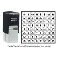 thumbnail image 1 of Printtoo Personalized Family Theme Rubber Stamp Self Inking Stamper 24 mm-Violet, 1 of 7