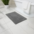 thumbnail image 1 of Tapis de bain en coton réversible doux et absorbant Fabstyles Basix, 1 of 4