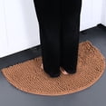 thumbnail image 4 of Carpet - Half Round Bathroom Rug for Comfort Durable Thickened Furry Soft and Machine Washable Bath Mat for Everyday Use, 4 of 7