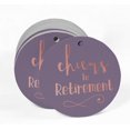 thumbnail image 2 of Inkdotpot Pack Of 50 Real Rose Gold Foil Paper Tags Cheers To Retirement Favor Hang Tags, 2 of 6