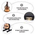 thumbnail image 2 of 1 Ensemble Guitare Électrique Miniature Modèle de Guitare Statue Mini Instruments de Musique, 2 of 7