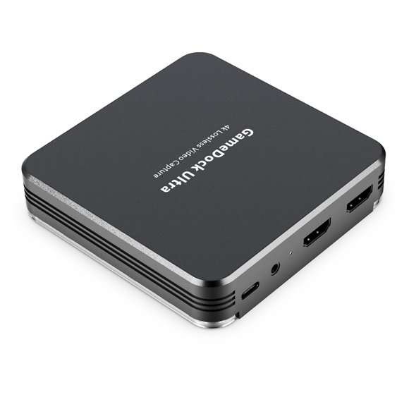 Video Capture Card, 4K HDR Video Capture Card 1080P120FPS HD TO USB3.1 TYPE C Recording Live Streaming ,Easy to Use