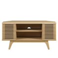 thumbnail image 3 of Pemberly Row 46" Laminate and Particleboard Corner TV Stand in Oak, 3 of 9