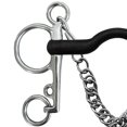 thumbnail image 4 of koolsoo Horse Bit W/Curb Hooks Chain Horse Gag Bit with s Mouth Cheek, 4 of 4
