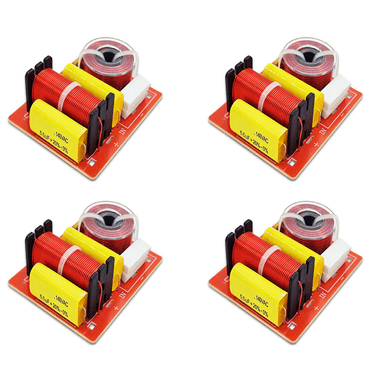 4X Speaker 2 Way Audio Board Frequency Divider Treble Bass 2 Unit Crossover Filters 120W Bookshelf HIFI Speaker Divider