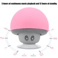 thumbnail image 4 of Fdit Bluetooth Haut-Parleur Sans Fil, Mini Bluetooth Sans Fil Portable Champignon Haut-Parleur Subwoofer avec Fonction Ventouse (Rose), 4 of 9