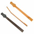 thumbnail image 4 of 24 Fret 25.6 Inch Guitar Neck Matte Maple Neck Rosewood Fretboard Guitar Neck LP Guitar Replacement, 4 of 13