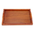 thumbnail image 2 of Wood Serving Tea Tray, Serving Tray, With Handle For Home, 2 of 8