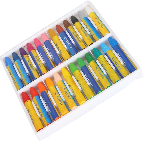 Crayon, Oil Pastel Easier To Art Supplies Sturdy For Illustration