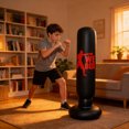 thumbnail image 4 of ERK 1 Pcs Gonflable de Frappe pour Adultes et Enfants avec Base de Support Robuste Entraînement pour Mise en Forme Boxe MMA, 4 of 4