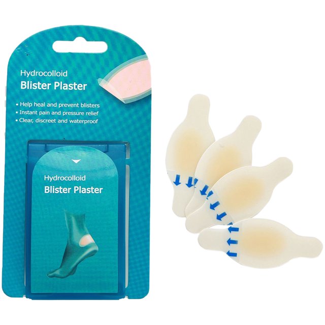 Blister Pad Adhesive Breathable 4PCS Invisible Blister Gel Guard Blister Bandage