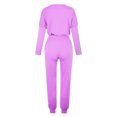 thumbnail image 5 of FAIWAD Ensemble 2 Pcs pour Femme Chandail à Manches Longues à Col Rond et Pantalon de Jogging Long Survêtement Décontracté, 5 of 5