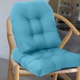thumbnail image 1 of Fridja 2 Pcs High Back Chair Cushions for Outdoor Indoor, Soft Lightweight Comfortable Patio Furniture Tufted Pillow All Weather Replacement Outdoor Rocking Chair Cushions, 19 x 19 Inches, 1 of 5