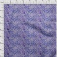 thumbnail image 4 of oneOone Polyester Spandex Medium Purple Fabric Asian Mosaic Floral Craft Projects Decor Fabric Printed By The Yard 56 Inch Wide, 4 of 4