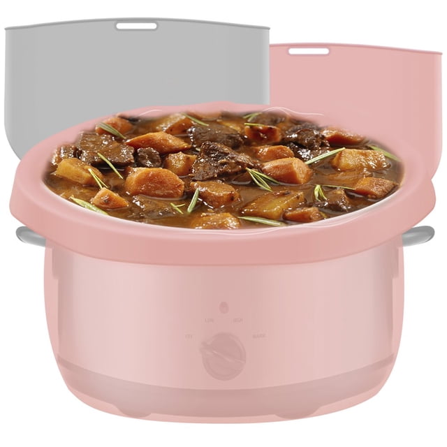 2 Pcs Doublures en Silicone pour Mijoteuse pour Casserole de 6-8 QT Réutilisables et Étanches, Lavables au Lave-Vaisselle