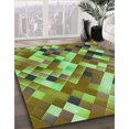 thumbnail image 3 of Ahgly Company Tapis d'Intérieur Rectangulaire Transitionnel Rouge Brun Lavable à la Machine, 8 Pieds x 10 Pieds, 3 of 7
