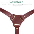 thumbnail image 1 of Genuine Leather Camera Shoulder Strap Adjustable DSLR Camera Belt Comfortable traveling Camera Harness Double Shoulders Strap, 1 of 9