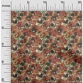 thumbnail image 2 of oneOone Cotton Poplin Red Fabric Abstract Floral Craft Projects Decor Fabric Printed By The Yard 42 Inch Wide-2rb, 2 of 5