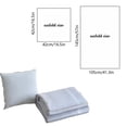 thumbnail image 3 of Yhmxh Bedding Pillow Quilt Purpose Living Room Nap Blanket Office Conditioning Quilt Car Pillow Skin-friendly Throw Blanket Machine Washable Microfiber Bed Sheet Set, 3 of 6
