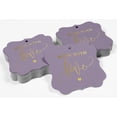 thumbnail image 4 of Inkdotpot Real Gold Foil Bracket Shape Paper Hang Tags Made With Love Wedding Favor Tags Pack Of 50, 4 of 7