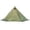 Army green, variant on 10.5' x 5.2' Camping Tent with Jack Outdoor Teepee Tent for Family Camping Backpacking Hiking Brown