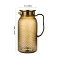 thumbnail image 3 of weibbin Jug Plastic Juices Pitcher PC High Temperature Proof Bar KTV Beverage Jug For Restaurant Fruit Tea 1L, 3 of 6