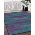 thumbnail image 2 of Ahgly Company Tapis d'Intérieur à Motifs Rectangle Bleu Ardoise Foncé, 3' x 5', 2 of 6