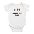 thumbnail image 1 of Je Cœur Akita Pit Dog Drôle Mignon Cache-Couches pour Bébé, 1 of 5