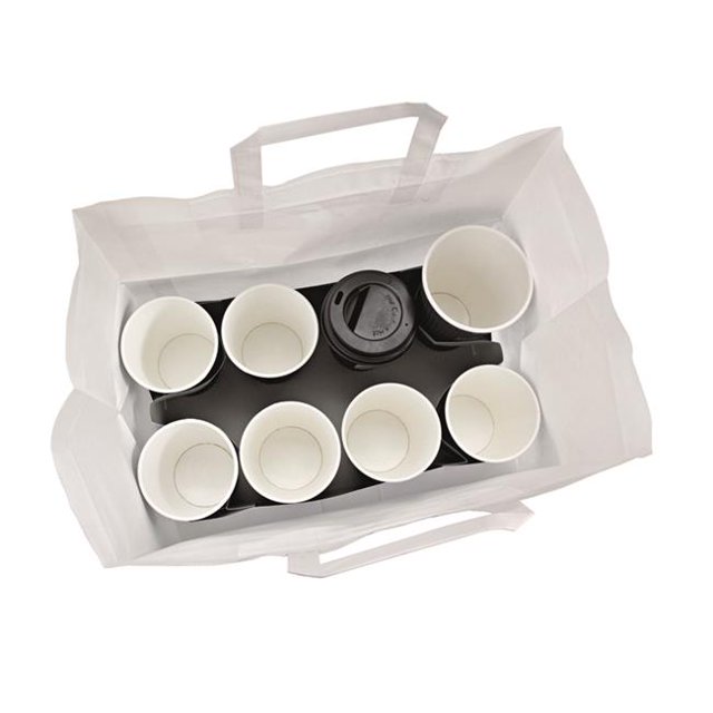 Paper Carrier Bag, White
