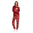 thumbnail image 2 of George Women's Plush Pajama 2-Piece Set, 2 of 6