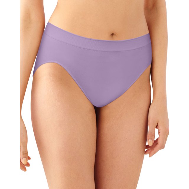 Bali Womens Comfort Revolution Microfiber Seamless Hi Cut Panty - Best-Seller,