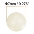 thumbnail image 2 of Unique Bargains 2pcs PA66 Nylon Solid Plastic Balls 7mm G3 Precision Bearing Ball, 2 of 6