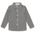 thumbnail image 1 of LSLJS Chemise Garçon Décontractée à Manches Longues Boutonnée à Col Chemise Mode à Col Rabattu Chemise Habillée Cadeaux pour Enfants, 1 of 5