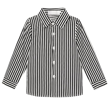 LSLJS Chemise Garçon Décontractée à Manches Longues Boutonnée à Col Chemise Mode à Col Rabattu Chemise Habillée Cadeaux pour Enfants