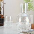 thumbnail image 4 of Bedside Glass Water Pitcher Set Vintage Large Capacity Water Carafe With Tumbler, 4 of 7