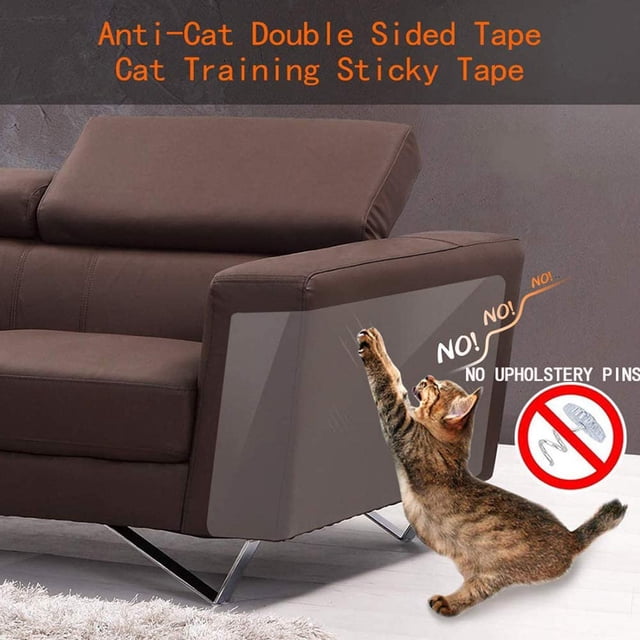 8 Pcs Pet Cat Scratch Protection Mat Cat Scratching Post Sofa Furniture Protector 45x30cm