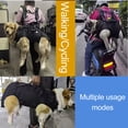 thumbnail image 4 of Adjustable Wearable Dog Sling Backpack for Hands-Free Front Support Travel Hiking Biking and Motorcycle Rides, 4 of 6