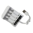 thumbnail image 3 of Xingzhi Plastic AAA/AA Battery Charger Portable Indicator Light Short-circuit Protection USB Interface Electric Toy Charging Adaptor, 3 of 6