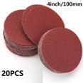 thumbnail image 4 of 20 Pcs Disque de Papier Sablé Spécial 4 Po/100 mm 40-2000 Grain pour Polissage Rond, 4 of 6