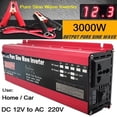 thumbnail image 2 of Pure Sine Wave Inverter DC 12v/24v 1000W 1600W 2000W 3000W Portable Power Bank Converter Solar Inverter, 2 of 7