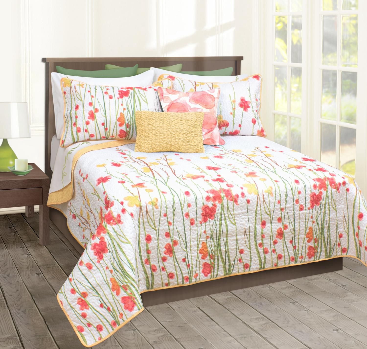 Ens. courtepointe Safdie & Co. de la collection Home Deluxe à 100 % polyester multicolore