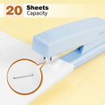 thumbnail image 4 of Agrafeuse, Agrafeuse de Bureau, Agrafeuse pour Bureau Portable Durable (Rose), 4 of 7