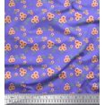 thumbnail image 1 of Soimoi Rayon Fabric Leaves & Flower Floral Print Fabric by Yard 42 Inch Wide, 1 of 3