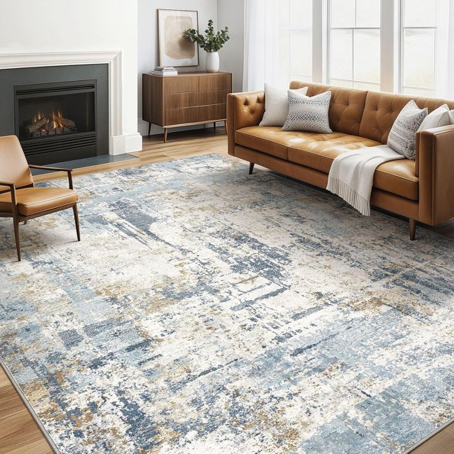 Tapis 5x7 Bleu