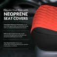 thumbnail image 5 of For 2022-2024 Nissan Frontier FH Group Custom Fit Neoprene Car Seat Covers Wateropoof - Red Rear Seat, 5 of 5