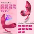 thumbnail image 5 of Jouets de Sexe sous Vide Bluetooths Gode Vibromasseur Femme pour Femmes Application Sans Fil Télécommande Vibrant (Rouge), 5 of 5