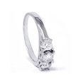 thumbnail image 2 of 1ct Three Stone Diamond Ring 14K White Gold, 2 of 3